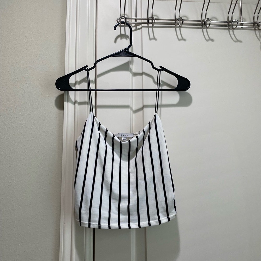 Striped crop top